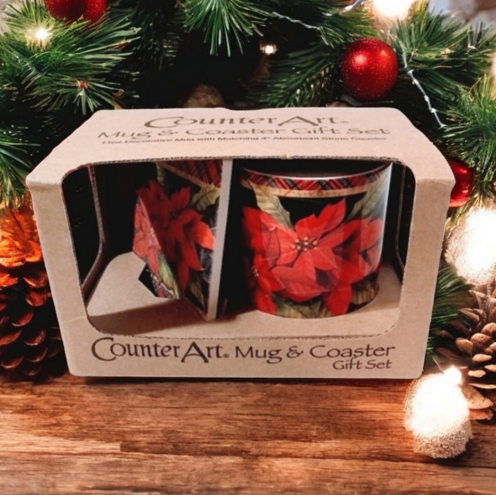 Counter Art Mug & Coaster Gift Set 11oz